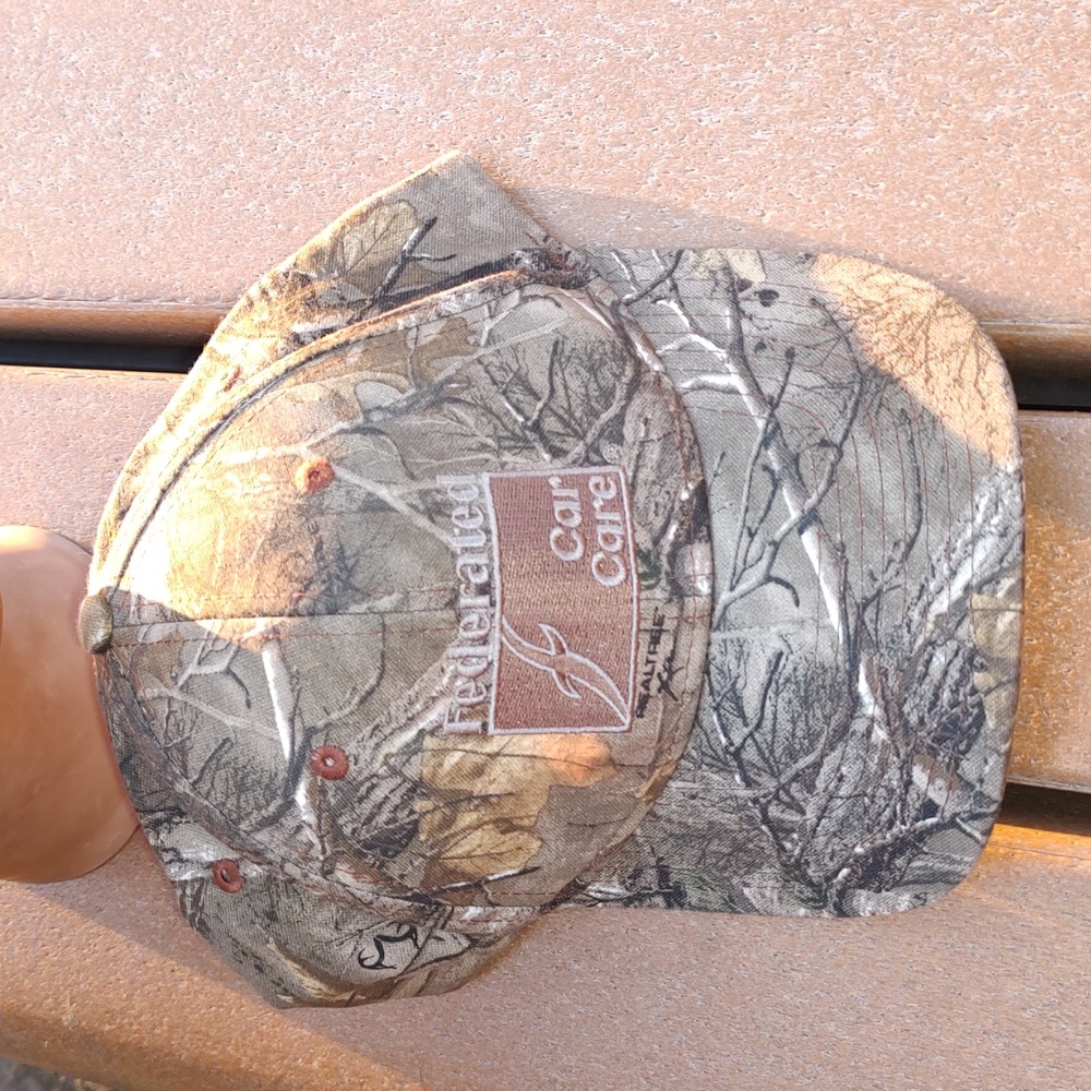 Federated Car Care Camo Hunting Adjustable Baseball Cap Hat